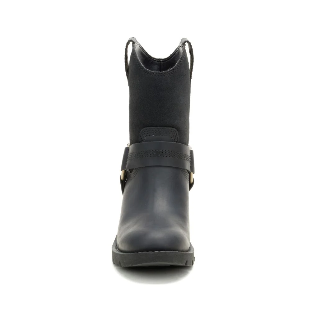 Rewrite  Harness   P312373 Womens Black Leather Boots - Image 3
